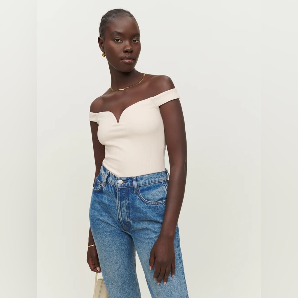 Reformation Andria Knit Top - Size S